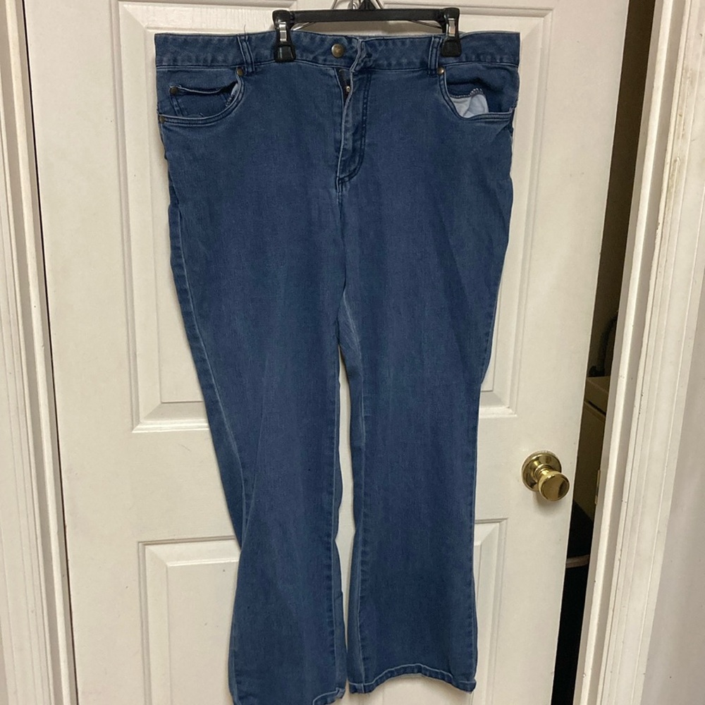 Ladies wide leg jeans 18 w